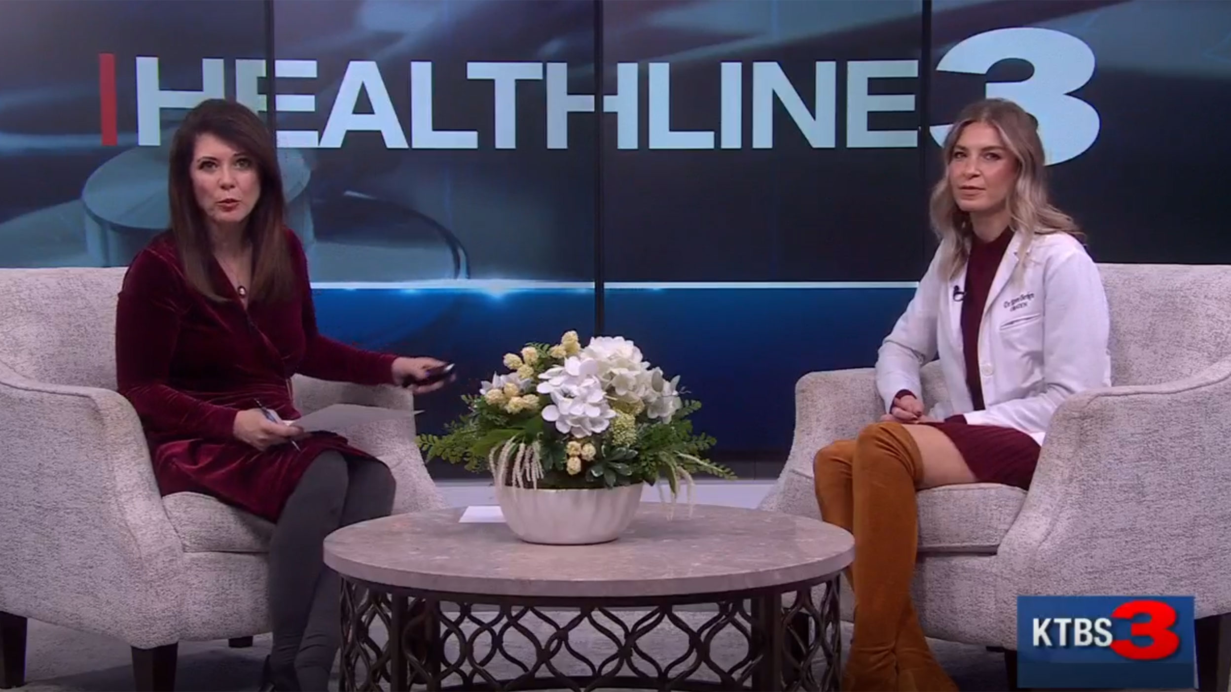 Dr. Karen L. Berken discusses pelvic organ prolapse on KTBS Healthline 3