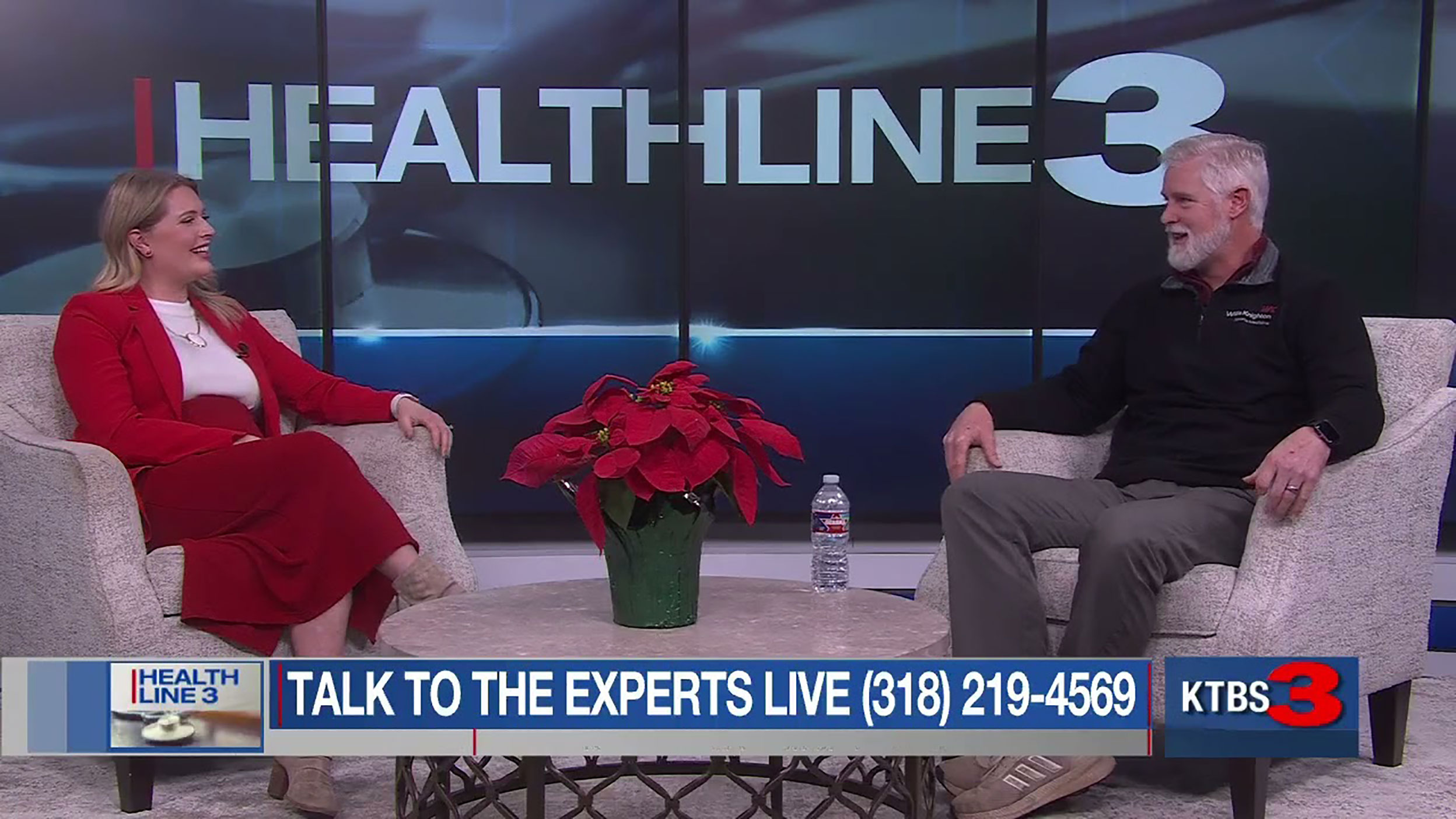 Brian Rockett discusses preventing winter sports injuries on KTBS Healthline 3