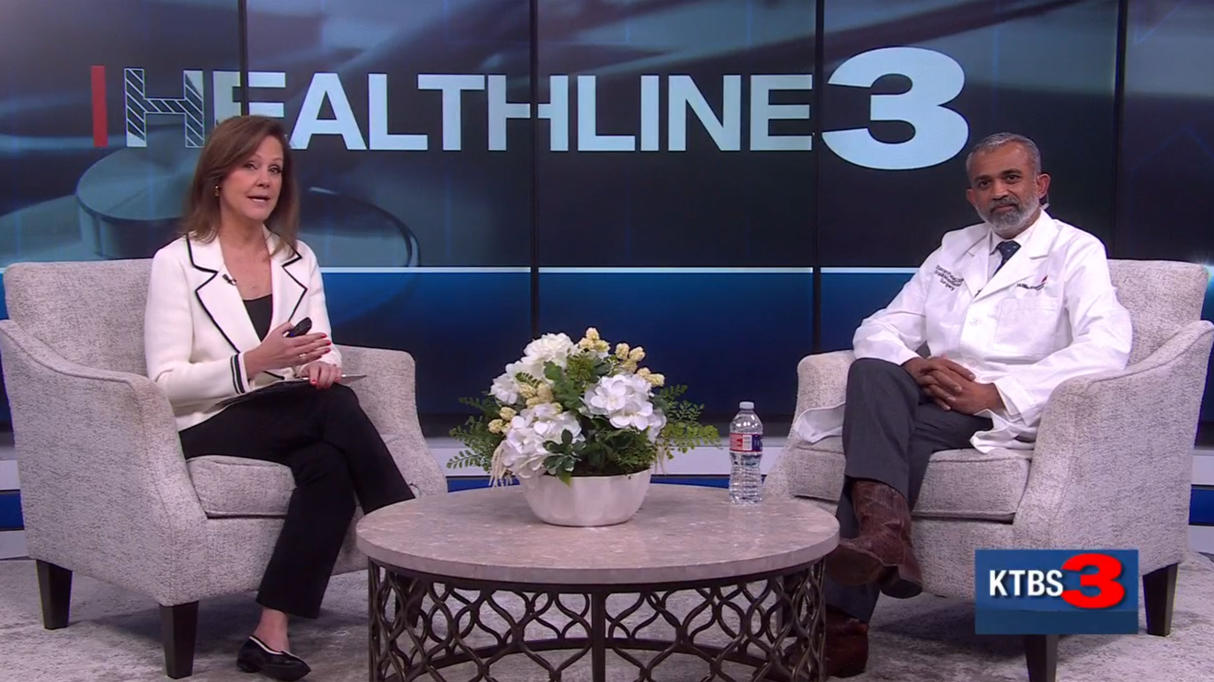 Dr. Stavan Y. Patel discusses surgical management of obstructive sleep apnea on KTBS Healthline 3