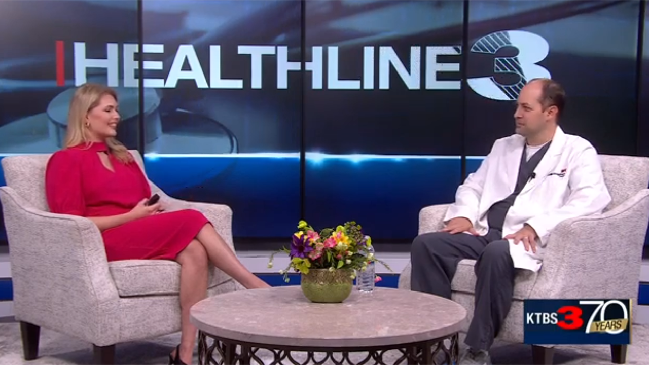 Dr. Miles A. Sugar, II, MD discusses Peripheral Arterial Disease on KTBS Healthline 3